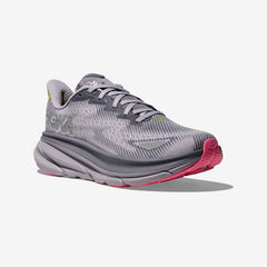 Hoka Women's Clifton 9 GTX "Grey Skies/Foggy Grey"