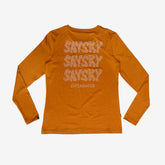 Saysky Women's Reflective Logo Pace Long Sleeve "Orange"