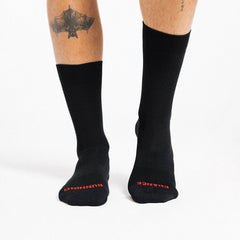 Chance Padded Trail Sock "Black/Orange Arrow"