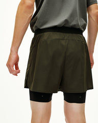 Pas Normal Studios Balance Men's 2-in-1 Shorts "Dark Olive"
