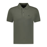 CP COMPANY Short Sleeve Stitch Logo Polo-Shirt Green