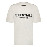 FEAR OF GOD ESSENTIALS CREW NECK LIGHT OATMEAL GREY T-SHIRT