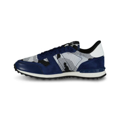 VALENTINO MESH ROCKRUNNER TRAINERS DARK BLUE