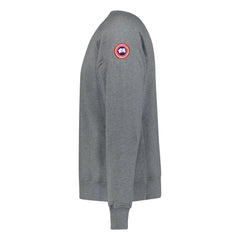 CANADA GOOSE HURON CREW NECK SWEATSHIRT GREY