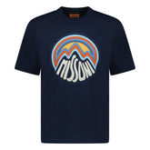 MISSONI WRITING LOGO T-SHIRT NAVY