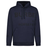 BURBERRY HORSEFERRY PULLOVER HOODIE NAVY BLUE