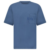 KITH LOGO T-SHIRT NAVY BLUE