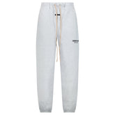 FEAR OF GOD ESSENTIALS LOGO-PRINT SWEATPANTS LIGHT HEATHER GREY