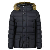 MONCLER CLUNYE HOODED PARKA DOWN JACKET BLACK