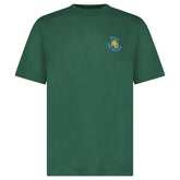 AIMÉ LEON DORE DRAKES BLUES T-SHIRT PINE GREEN