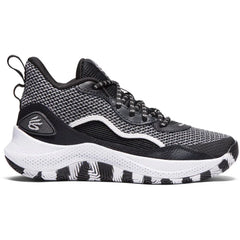Big Kids' Under Armour Curry Basketball Shoes 3Z 24 "Black Halo Gray"
