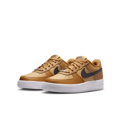 Boy's Nike Air Force 1 "Wheat Club Gold White Anthracite"