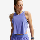 Nike Women's NK Aeroswift DFADV Crop Tank Top "Sapphire"