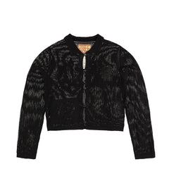 Brain Dead Mesh Knit Spiral Cardigan