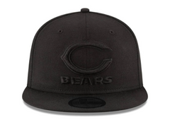 Chicago Bears New Era Black & Black 9FIFTY Snapback