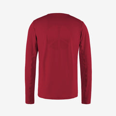 District Vision Ultralight Aloe Long Sleeve Tee "Cardinal"