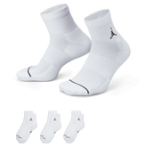 Jordan Everyday Ankle Socks 3 Pairs "White Black" (Unisex)
