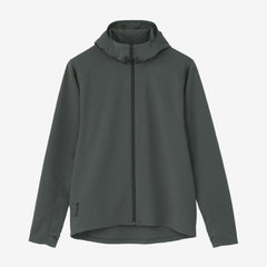 Goldwin Men's Dual Layered L/S Hoodie "Cloud Gray"