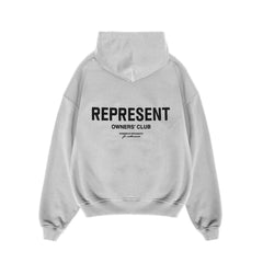 Represent Owners Club Zip Hoodie (Ash Grey)
