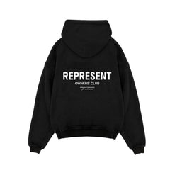 Represent Owners Club Zip Hoodie (Black)