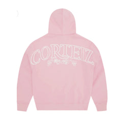 Corteiz Superior Royal Zip Hoodie Baby Pink