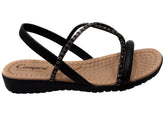 Campesi Antheya Womens Brazilian Comfort Sandals With Massage Footbed