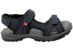 Cabello Comfort Trek Womens Leather Adjustable Strap Sandals
