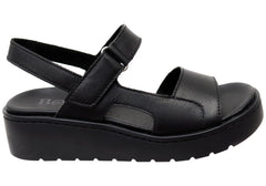 Born Kit Womens Leather Comfortable Platform Sandals