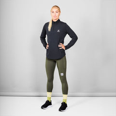 Saysky Women's Blaze Half Zip Light Fleece "Black"