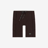 Bandit Men's Striped Cadence™ 7 Pocket Lined Half Tights "Cacao/Black"