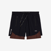 Bandit Men's Vento™ Next Gen 2-In-1 Run Shorts "Black/Cacao"