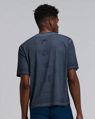 Bandit Men's FrioSoft™ Performance Box Tee "Anthracite SaltFade™"