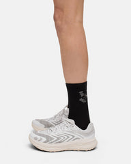 Portal Pattern Active Sock "Black Beauty/Reflective"