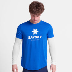 Saysky Men's Logo Combat Pro T-Shirt "Blue"