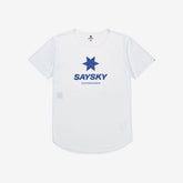 Saysky Men's Zig Zag Flow T-Shirt "White"