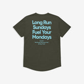 Saysky Men's Statement Combat Pro T-Shirt "Long Run Sundays"
