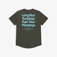 Saysky Men's Statement Combat Pro T-Shirt "Long Run Sundays"
