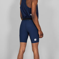 Saysky Men's Combat+ Rib Short Tights 8" "Blue"