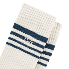 Autry Jacquard Striped Socks