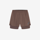 Soar Men's Dual Run Shorts "Dark Grey"