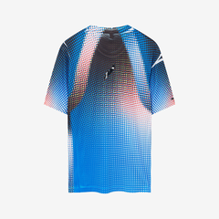 Soar Men's Printed Tech Tee "Blue/Black Dots"