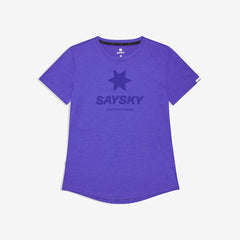 Saysky Women's Logo Combat Pro T-Shirt "Purple"