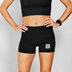 Saysky Women's Flow+ Race Short Tights 4'' "Black"