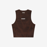 Bandit Women's Stamina™ Race Crop "Organic Stripe Cacao"