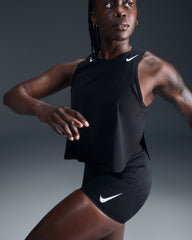 Nike Women's NK Aeroswift DFADV Crop Tank Top "Black"