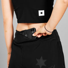 Saysky Women's 2 in 1 Pace Shorts 3'' "Black"