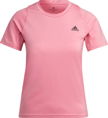 adidas Run Fast PB Short Sleeve Womens Running Top - Pink