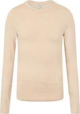 adidas Tech-Fit AeroReady Long Sleeve Mens Training Top - Beige