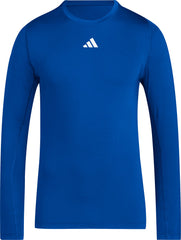 adidas Tech-Fit Long Sleeve Mens Training Top - Blue