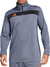 adidas Tiro 25 Essentials Half Zip Long Sleeve Mens Training Top - Grey